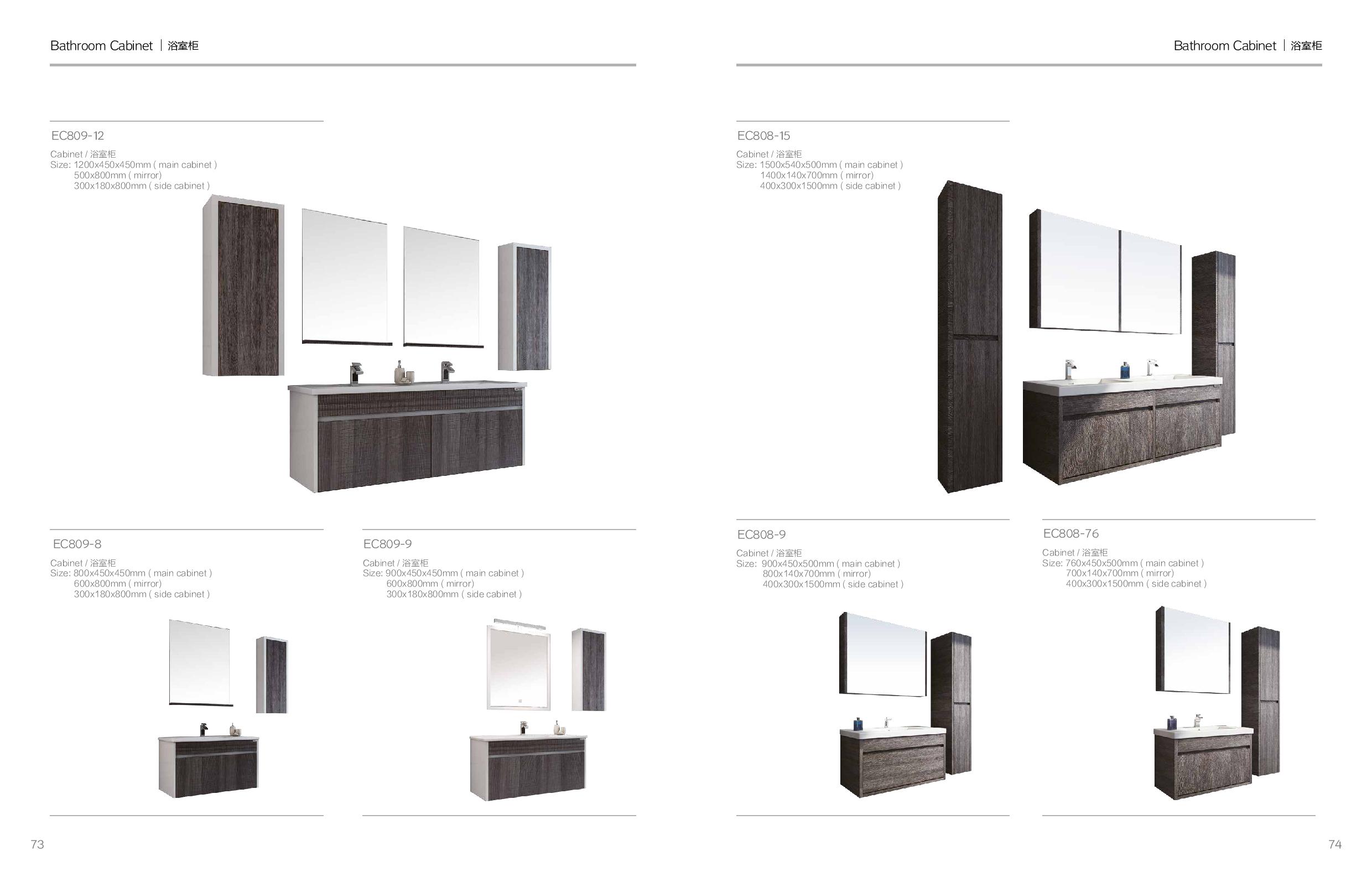 CABINET TOILET BASIN SHOWER SCREEN EM Page 029